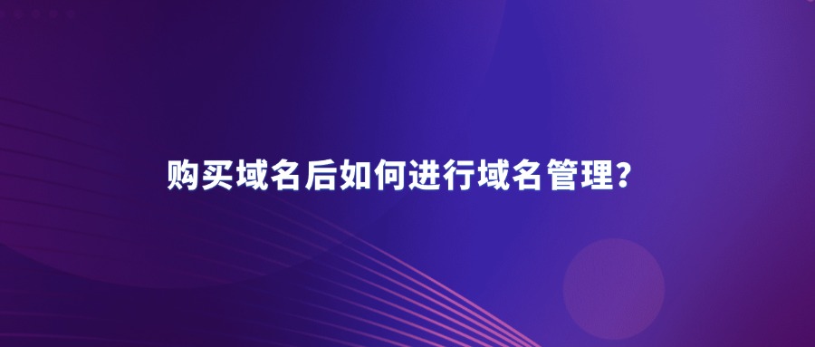 域名管理