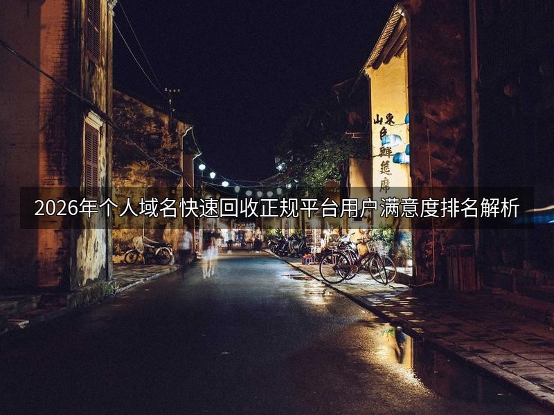 2026年个人域名快速回收正规平台用户满意度排名解析
