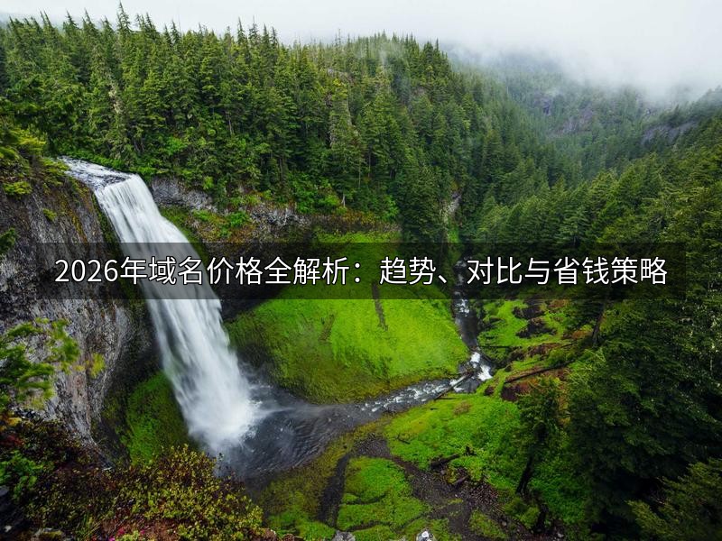 2026年域名价格全解析:趋势、对比与省钱策略